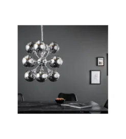 Lampa wisząca STARS 72 cm srebrna*Invicta Interior - przedsprzedaż Clearance