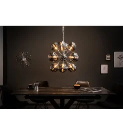 Lampa wisząca STARS 72 cm srebrna*Invicta Interior - przedsprzedaż Clearance