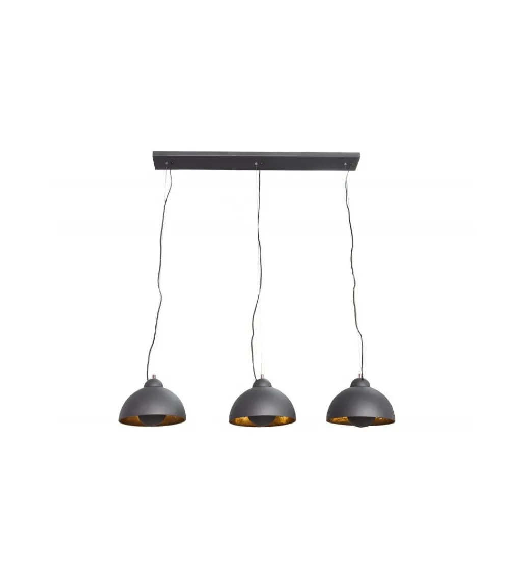 Lampa wisząca Studio 3 czarne złoto*Invicta Interior Hot