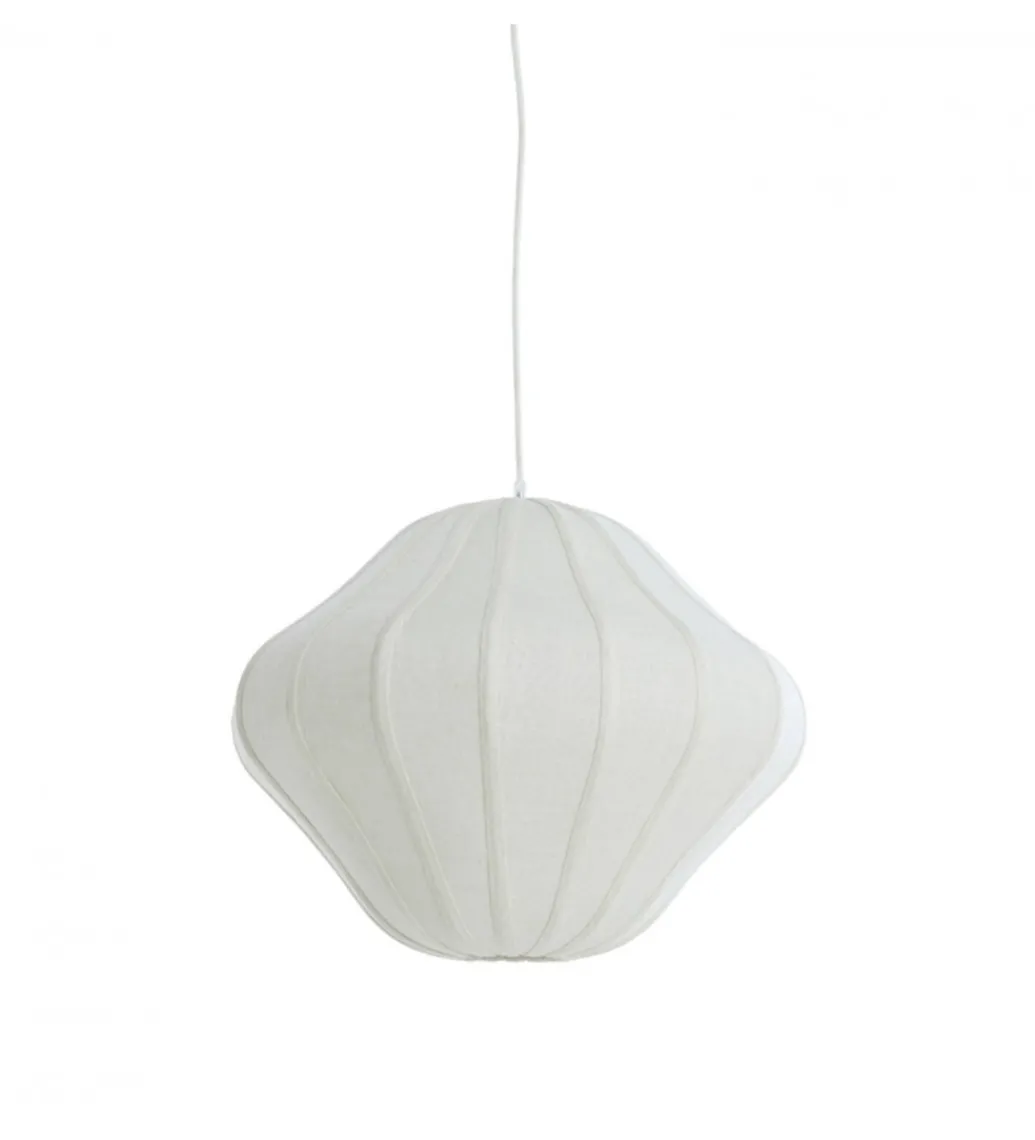 Lampa wisząca SUKAU 50 cm lniana kremowa*L&L Sale