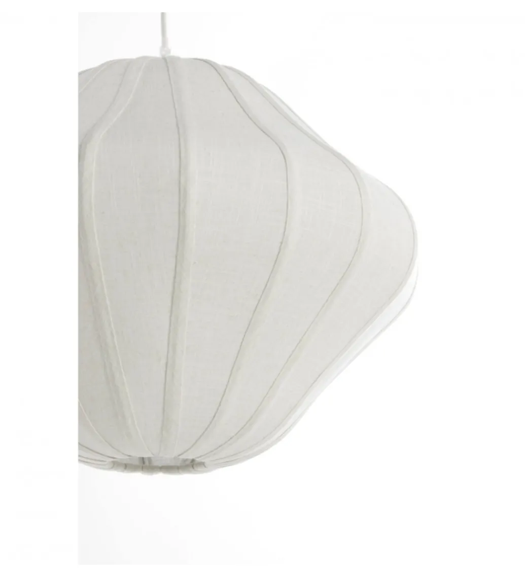 Lampa wisząca SUKAU 50 cm lniana kremowa*L&L Sale