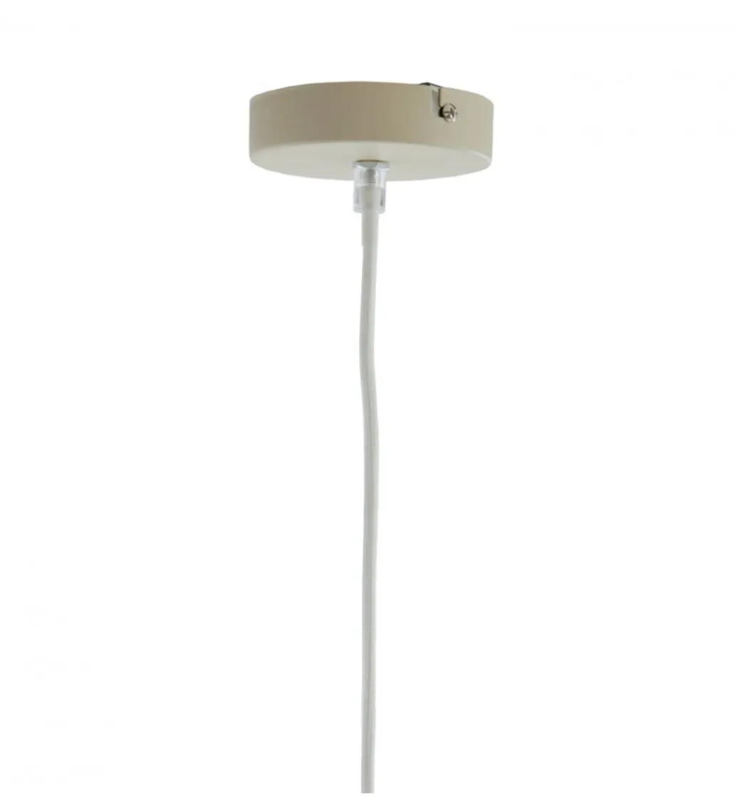 Lampa wisząca SUKAU 50 cm lniana kremowa*L&L Sale