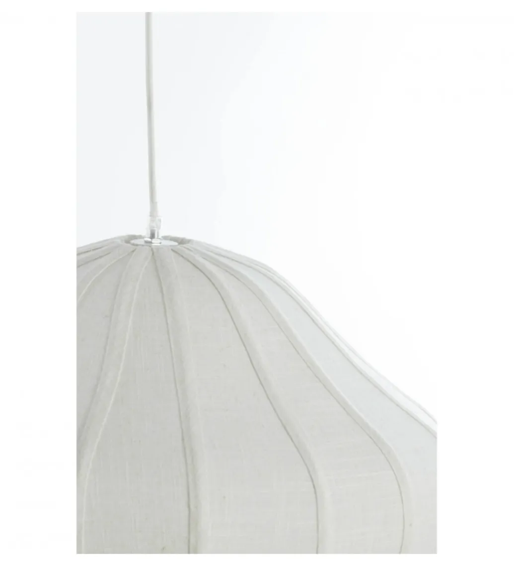 Lampa wisząca SUKAU 50 cm lniana kremowa*L&L Sale
