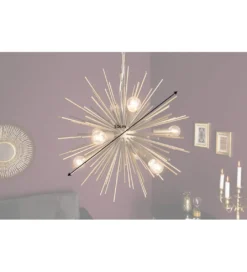 Lampa wisząca Sunlight 50 cm mosiężna*Invicta Interior Outlet