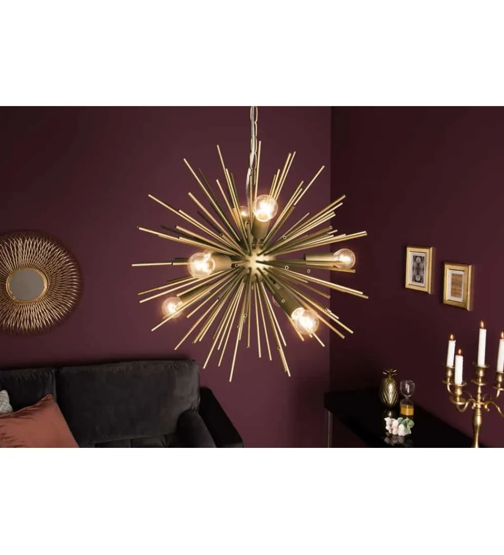 Lampa wisząca Sunlight 50 cm mosiężna*Invicta Interior Outlet