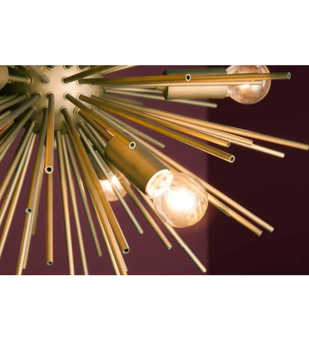Lampa wisząca Sunlight 50 cm mosiężna*Invicta Interior Outlet