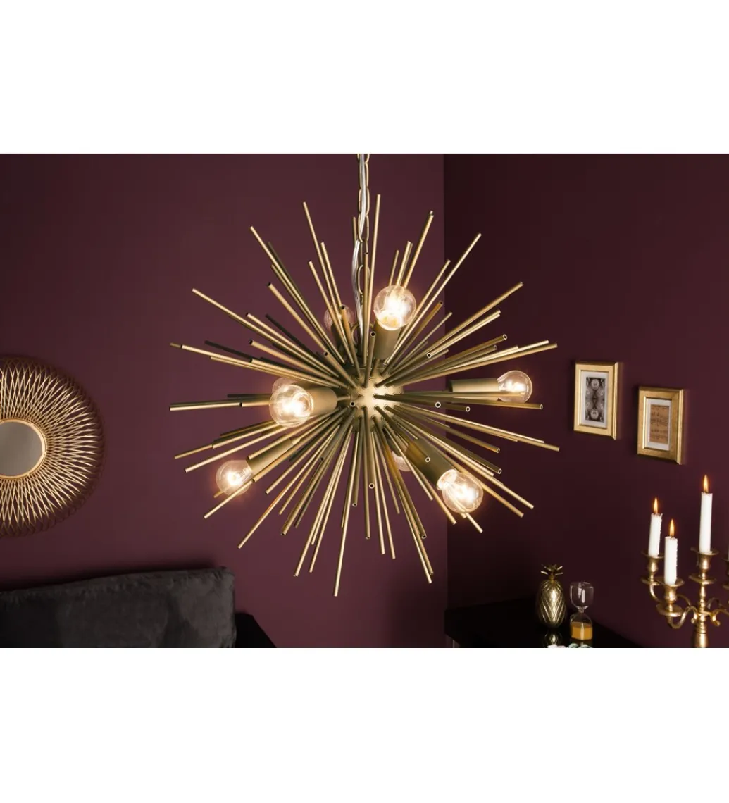 Lampa wisząca Sunlight 50 cm mosiężna*Invicta Interior Outlet