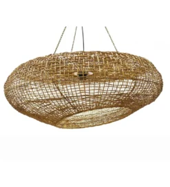 Lampa wisząca TECHO 80 cm rattan*Imeri Best