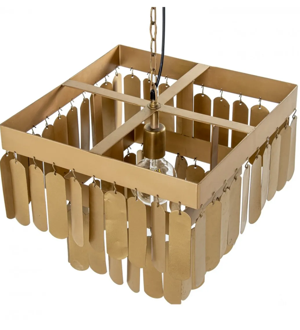 Lampa wisząca TECHO 40 cm złota*Exclusivas Hot