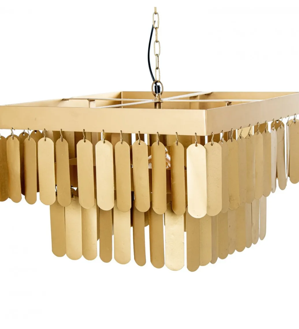 Lampa wisząca TECHO 50 cm złota*Exclusivas