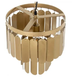 Lampa wisząca TECHO 30 cm złota*Exclusivas New