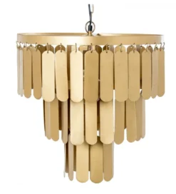 Lampa wisząca TECHO 45 cm złota*Exclusivas Best