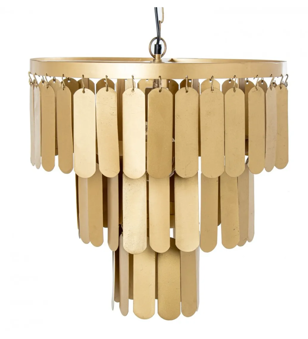 Lampa wisząca TECHO 45 cm złota*Exclusivas Best