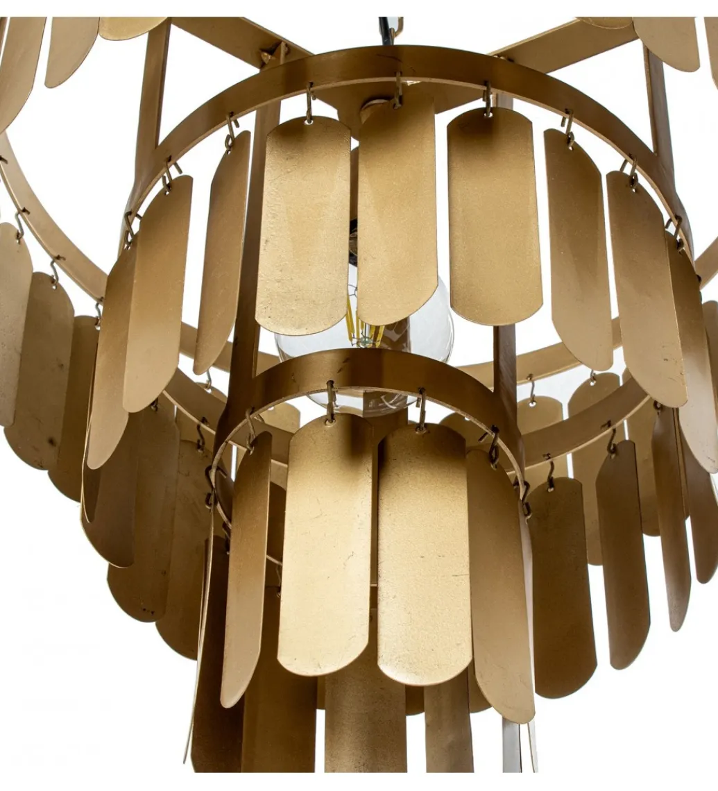 Lampa wisząca TECHO 45 cm złota*Exclusivas Best