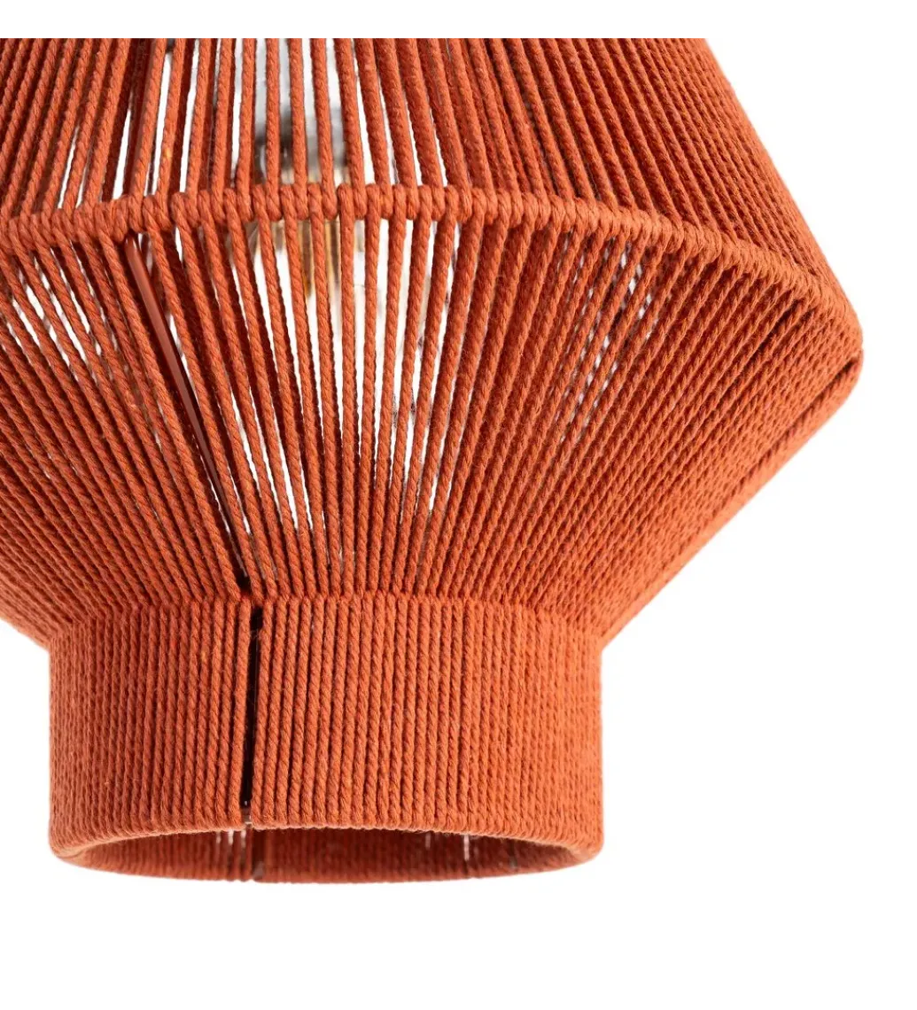 Lampa wisząca TEJA 25 cm lina papierowa ceglasty*Zona-Design Hot