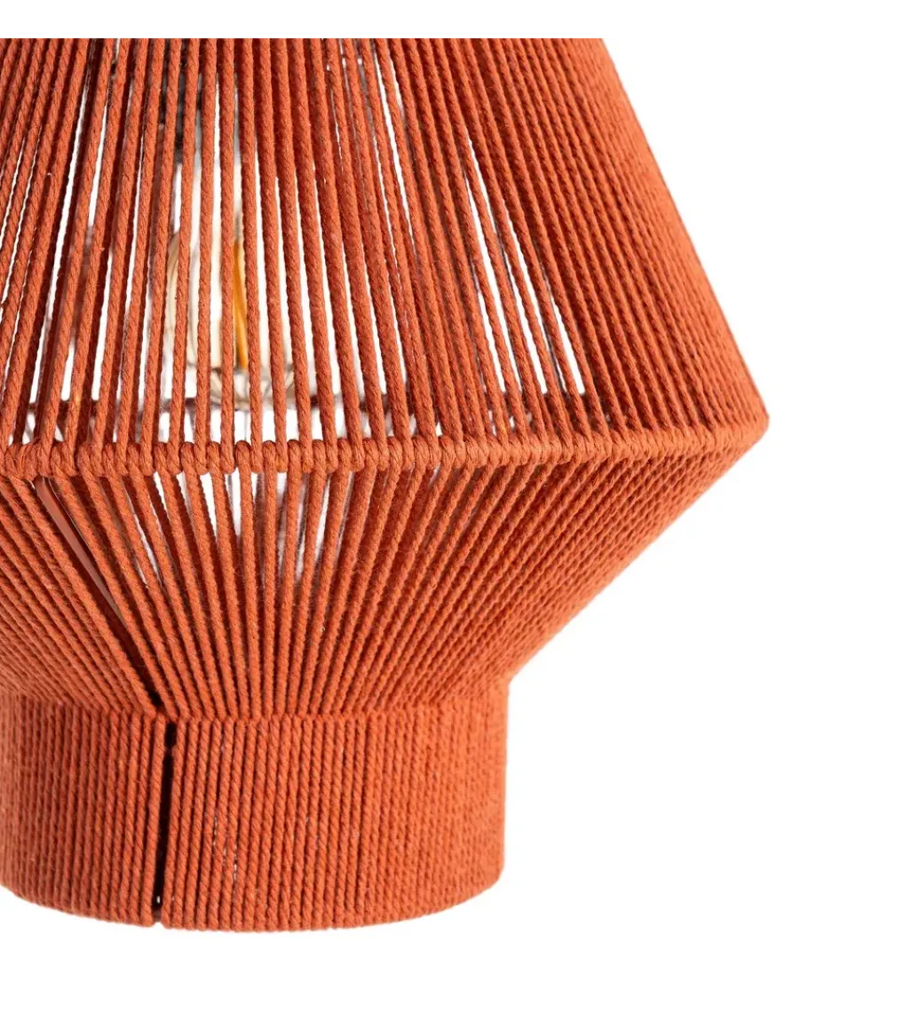 Lampa wisząca TEJA 25 cm lina papierowa ceglasty*Zona-Design Hot