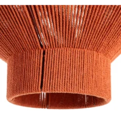 Lampa wisząca TEJA 25 cm lina papierowa ceglasty*Zona-Design Hot