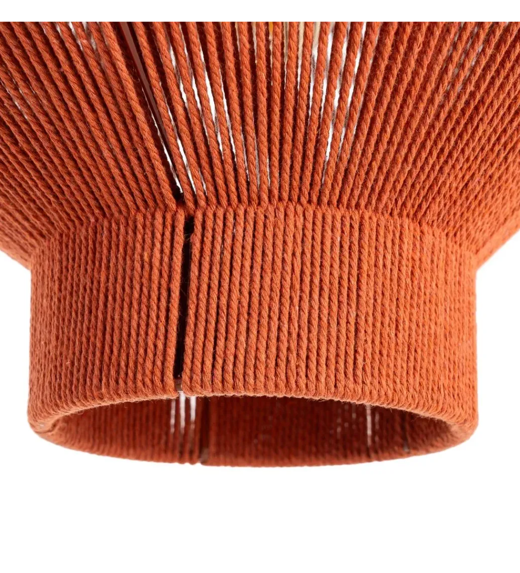Lampa wisząca TEJA 25 cm lina papierowa ceglasty*Zona-Design Hot