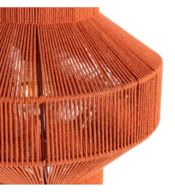 Lampa wisząca TEJA 30 cm lina papierowa ceglasty*Zona-Design