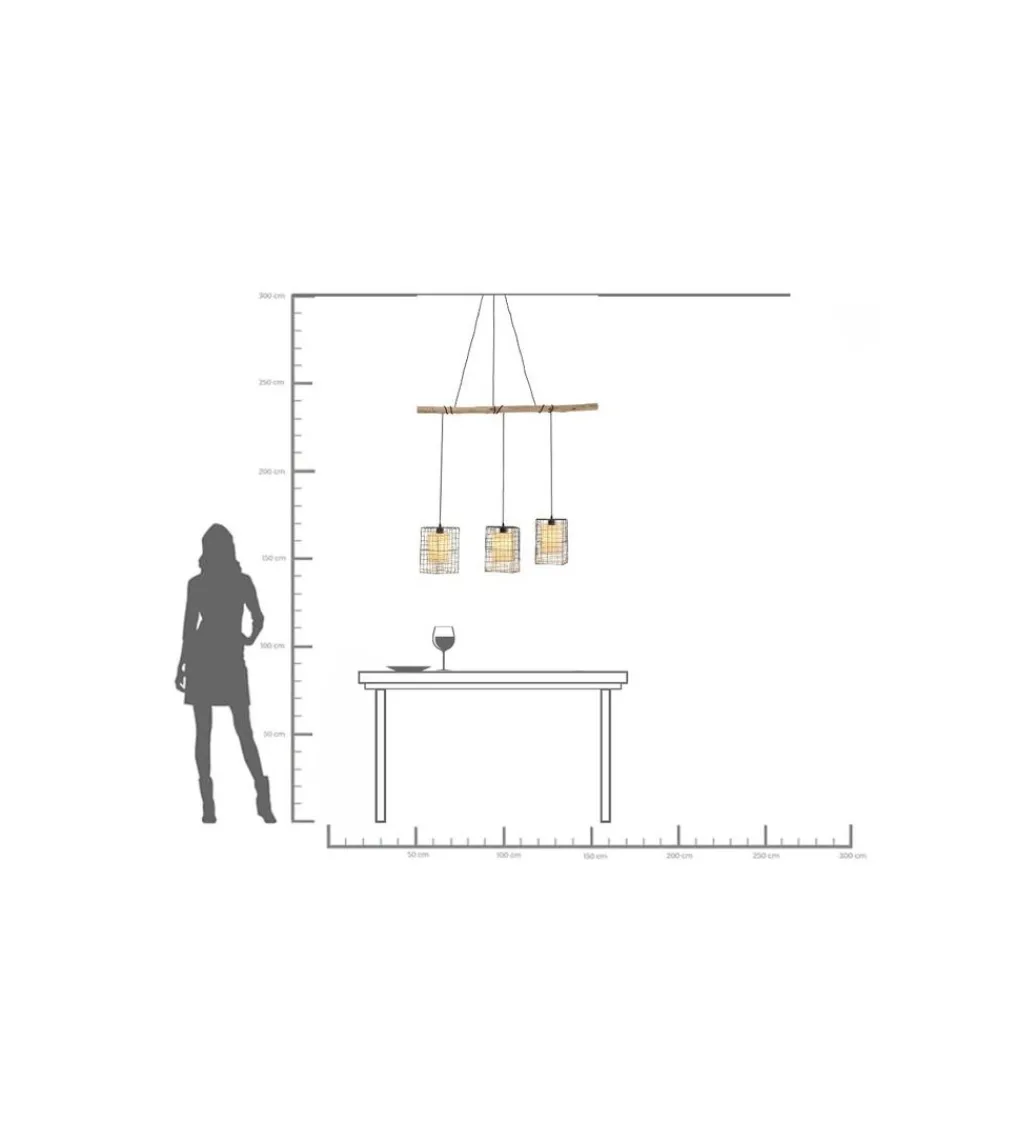 Lampa wisząca THREE GRIDS 120 cm*KDesign Sale