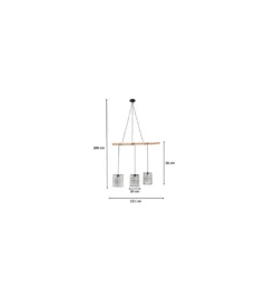 Lampa wisząca THREE GRIDS 120 cm*KDesign Sale