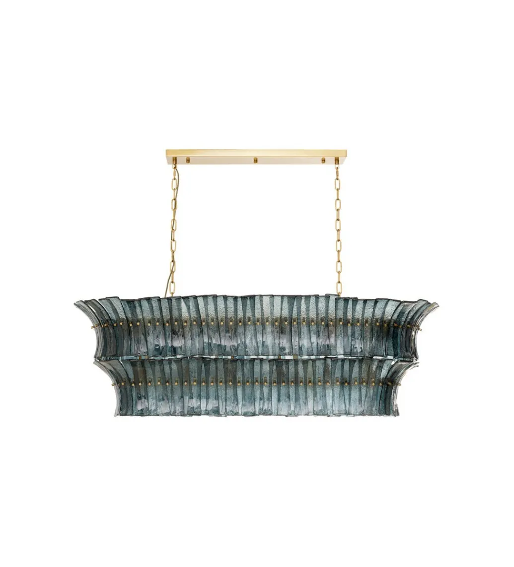 Lampa wisząca VENEZIA 130 cm niebieska*KDesign Online