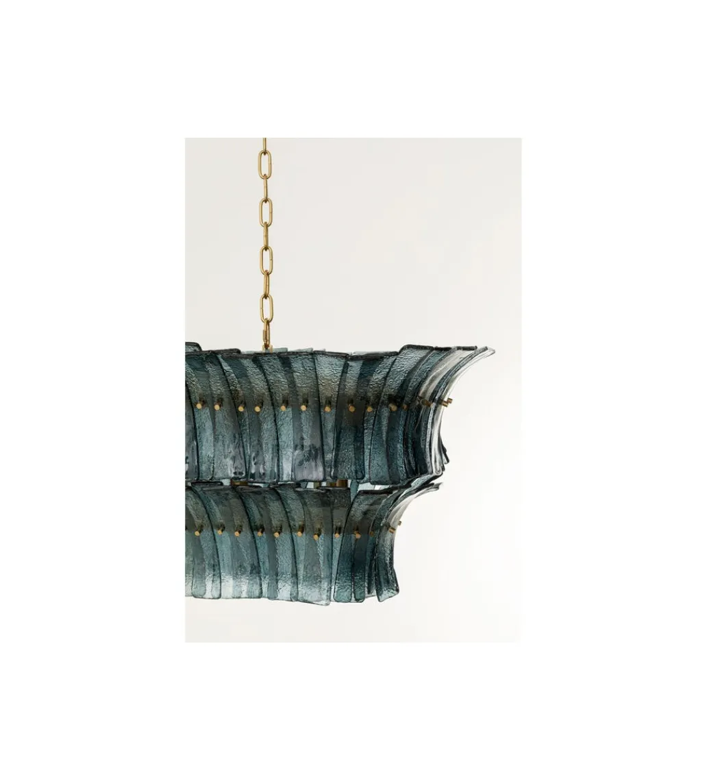 Lampa wisząca VENEZIA 130 cm niebieska*KDesign Online