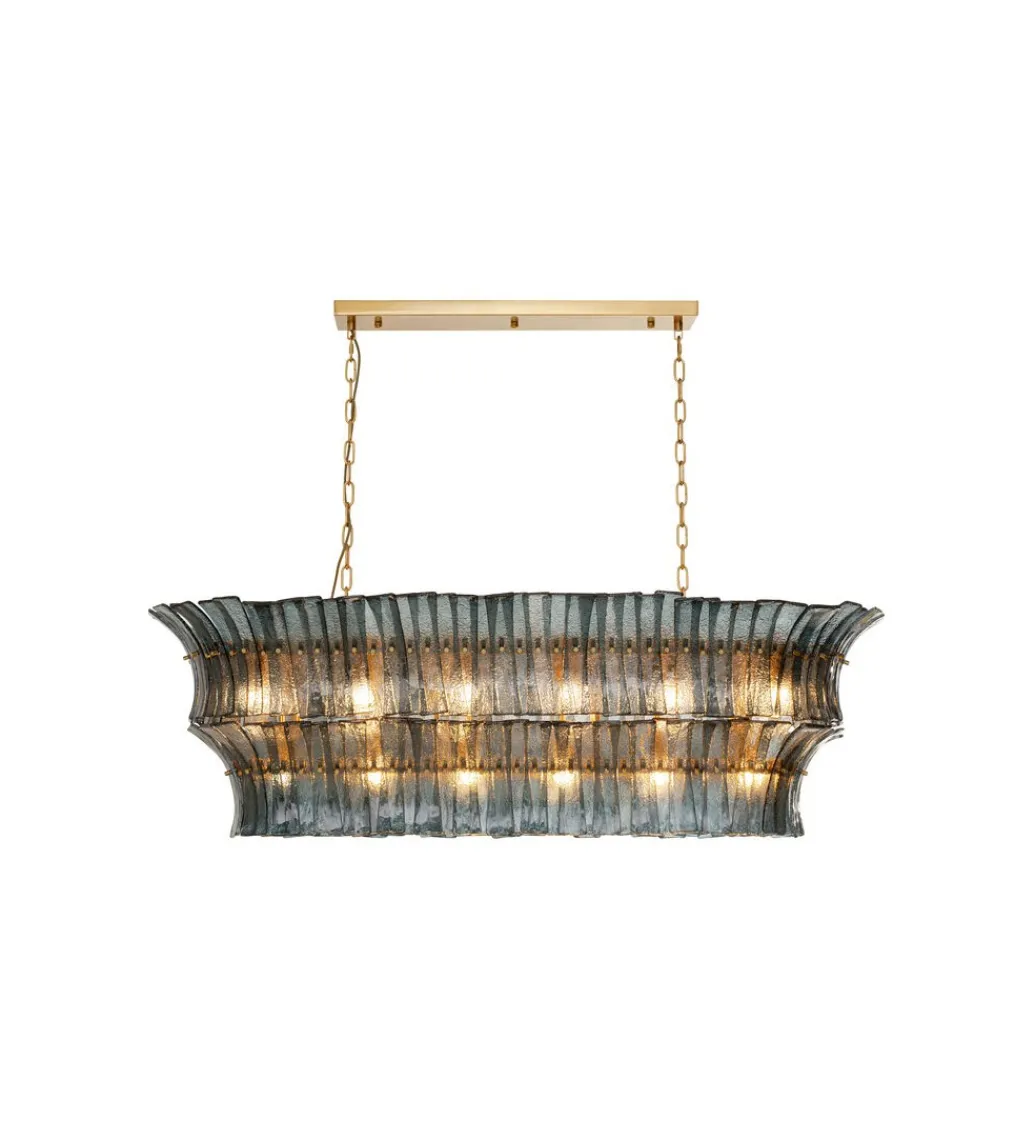 Lampa wisząca VENEZIA 130 cm niebieska*KDesign Online