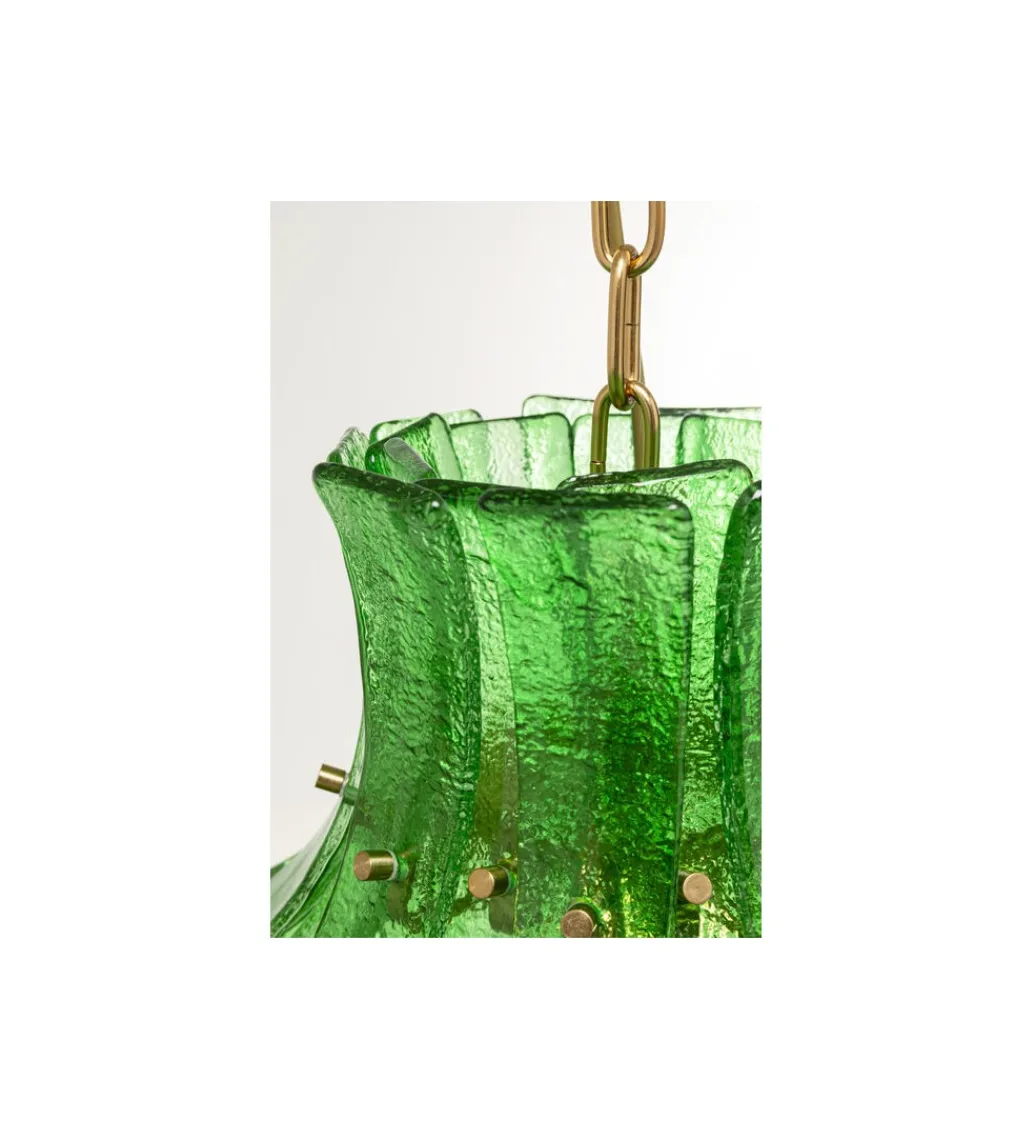 Lampa wisząca VENEZIA DOUBLE 53 cm zielony*KDesign Clearance