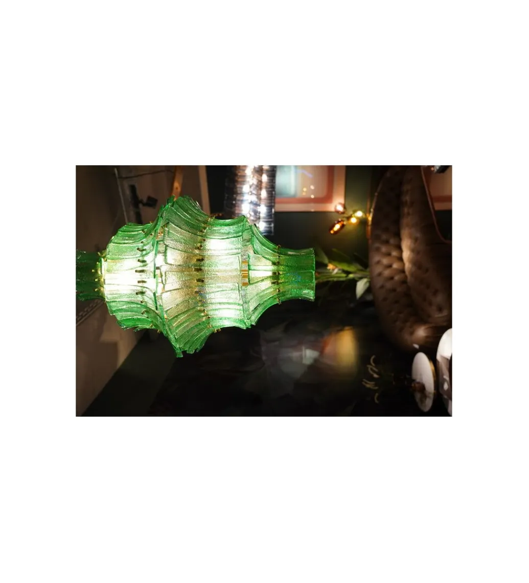 Lampa wisząca VENEZIA DOUBLE 53 cm zielony*KDesign Clearance