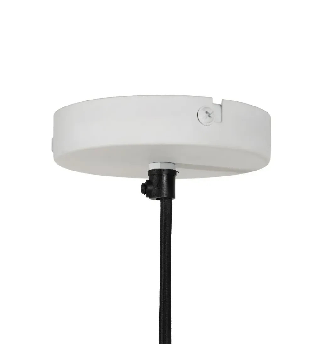 Lampa wisząca VIERA papier-mâché biała*Zona-Design Outlet