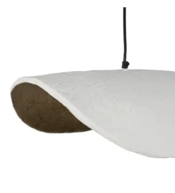 Lampa wisząca VIERA papier-mâché biała*Zona-Design Outlet