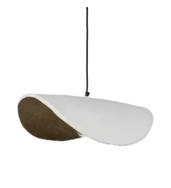 Lampa wisząca VIERA papier-mâché biała*Zona-Design Outlet