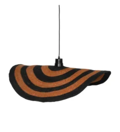 Lampa wisząca WRENKMA 75 cm pomarańczowo czarna*Zona-Design New