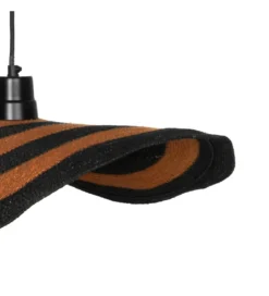 Lampa wisząca WRENKMA 75 cm pomarańczowo czarna*Zona-Design New