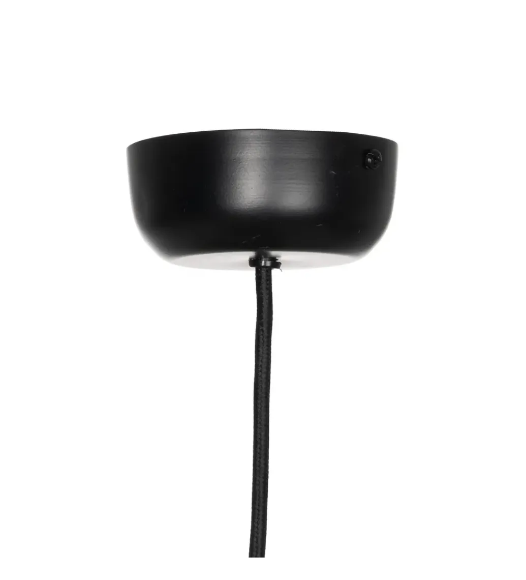 Lampa wisząca WRENKMA 60 cm pomarańczowo czarna*Zona-Design Online