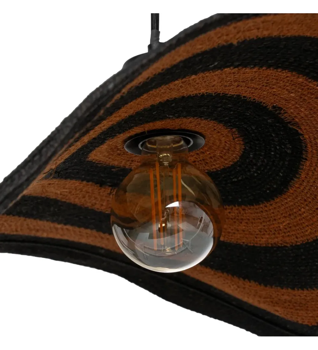 Lampa wisząca WRENKMA 94 cm pomarańczowo czarna*Zona-Design Clearance