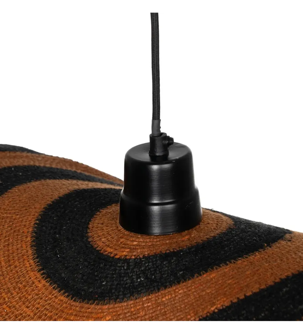 Lampa wisząca WRENKMA 94 cm pomarańczowo czarna*Zona-Design Clearance
