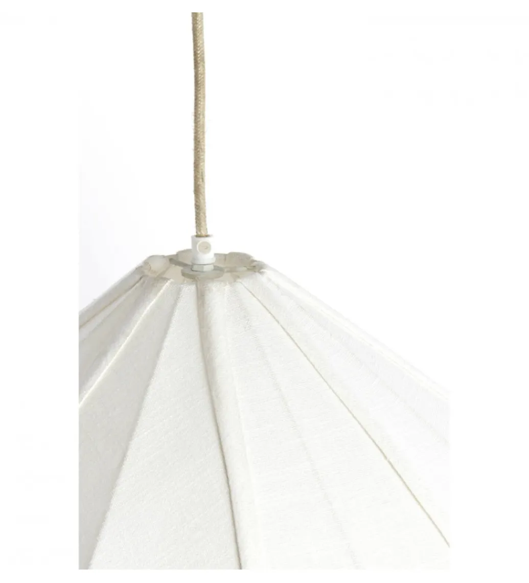 Lampa wisząca ZUBEDA 58 cm kremowa*L&L Clearance