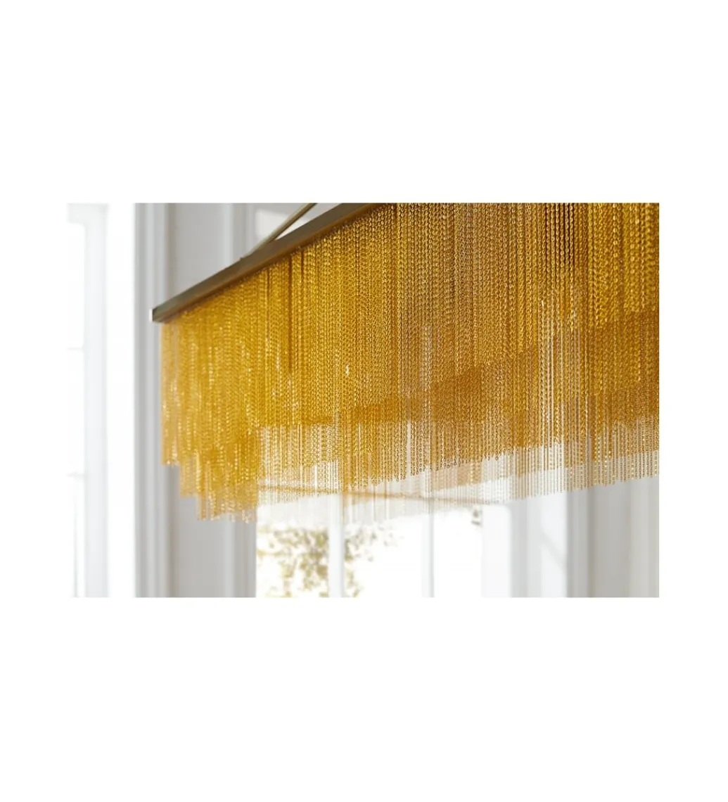 Lampa wisząca ZWINGER 80 cm złota*Invicta Interior Clearance