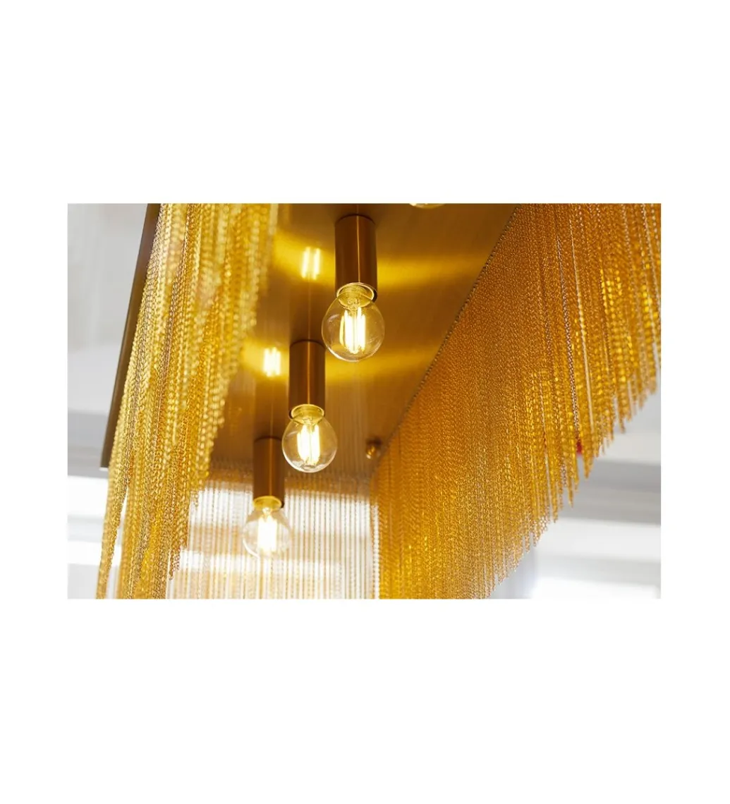 Lampa wisząca ZWINGER 80 cm złota*Invicta Interior Clearance