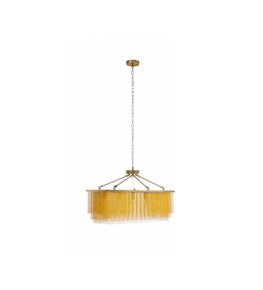 Lampa wisząca ZWINGER 80 cm złota*Invicta Interior Clearance