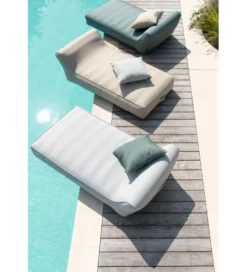Leżak basenowy HELENE 160 cm zielony*J-Line Sale