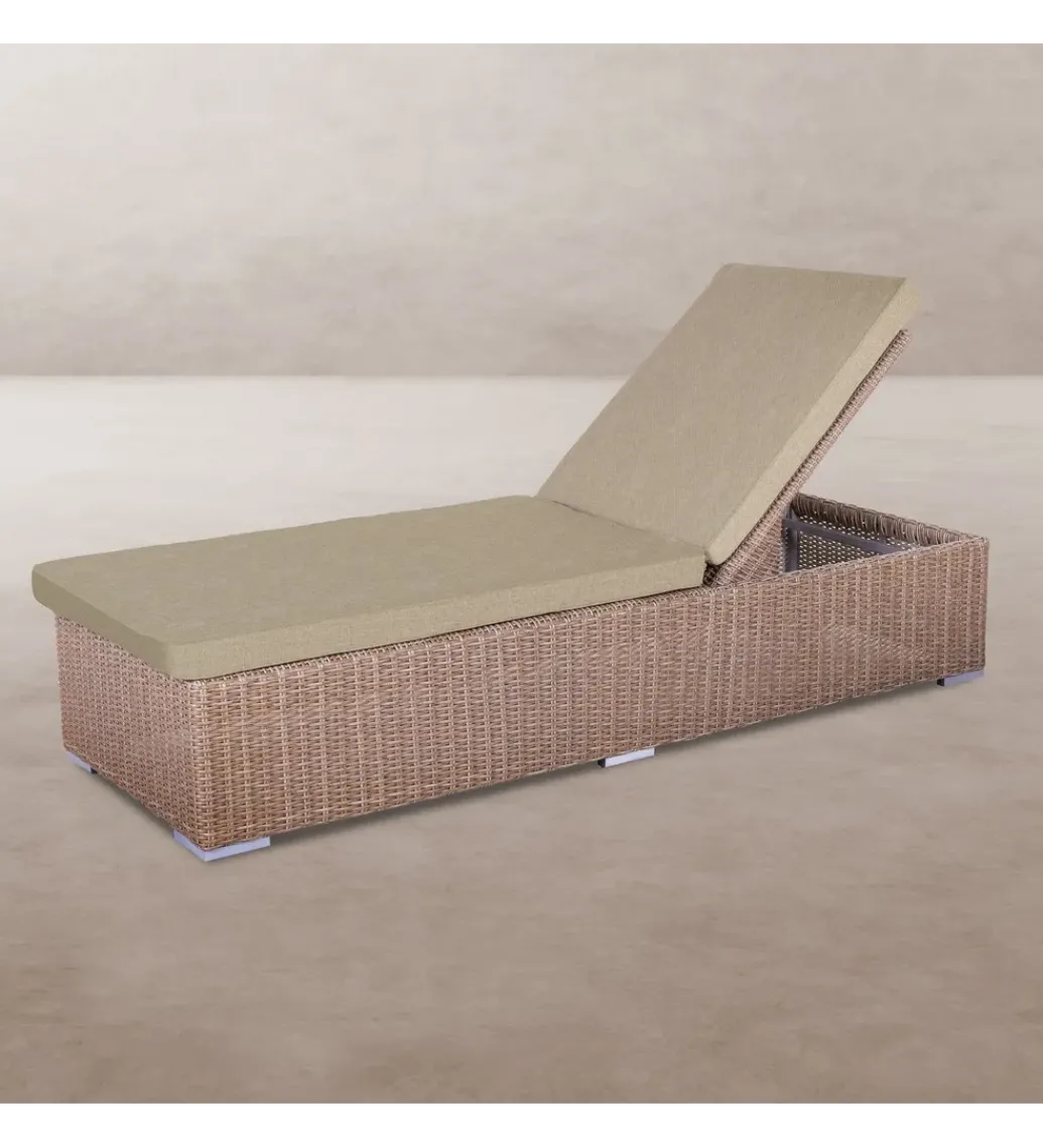 Leżak PISTON 200 cm rattan*Zona-Design New