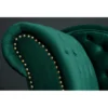 Leżanka BRIGIDA Chesterfield szmaragdowo zielony aksamit*Invicta Interior Online