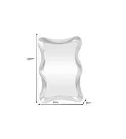 Lustro ALICE 120 cm srebrny*Invicta Interior Outlet