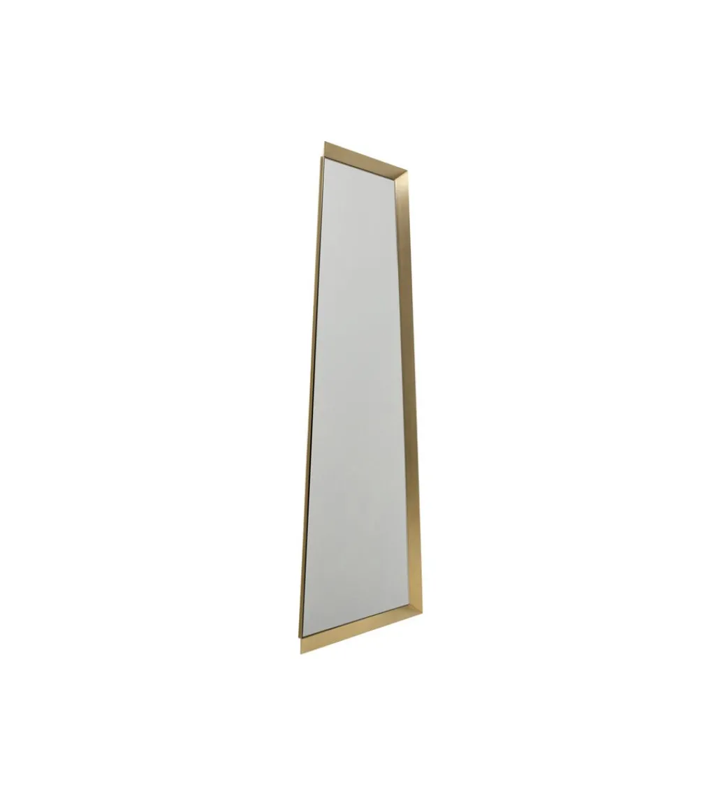Lustro AREZZO trapez mosiądź 65 x 160 cm*KARE Clearance