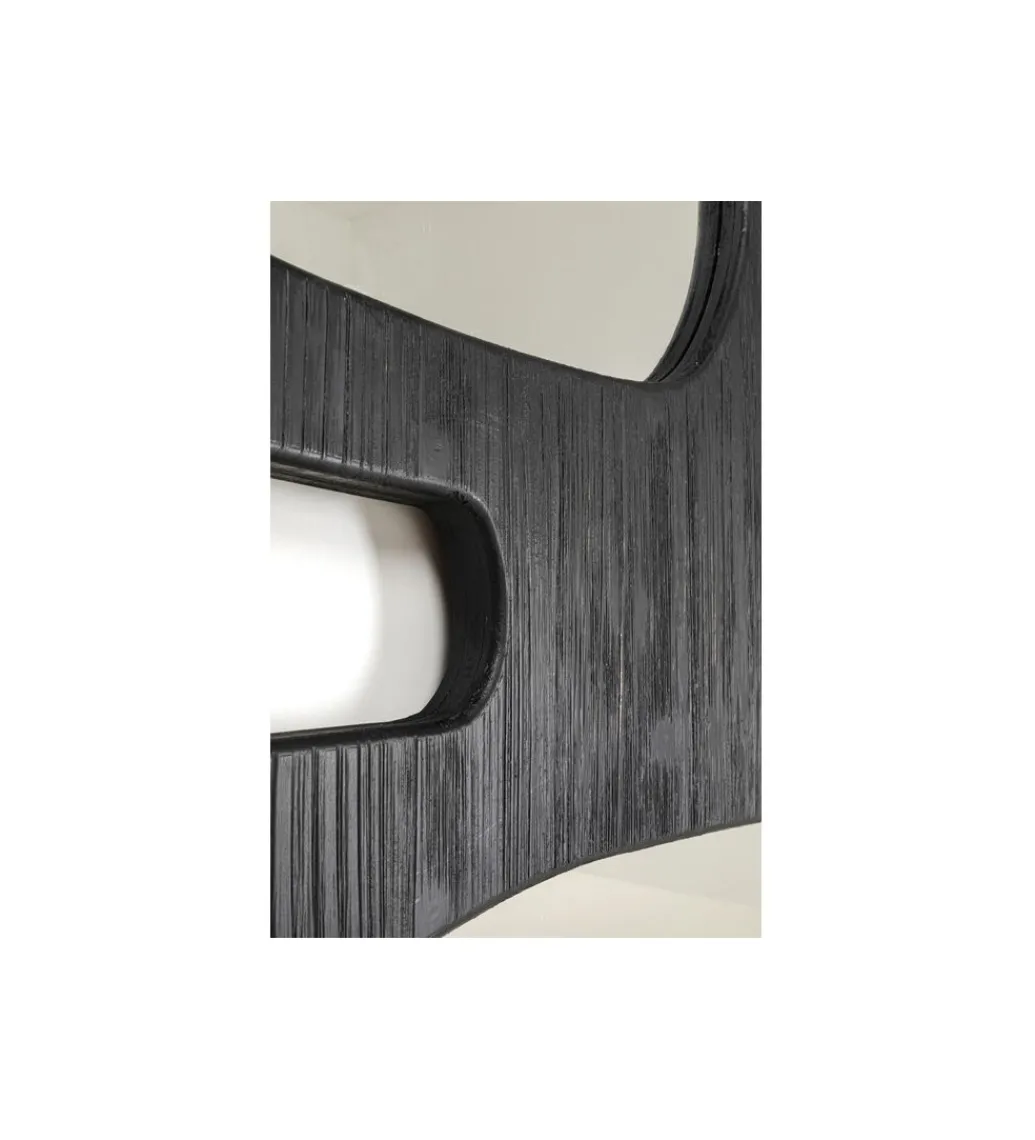 Lustro ART SHAPES 89 x 199 cm drewno jodła czarne*KARE Outlet