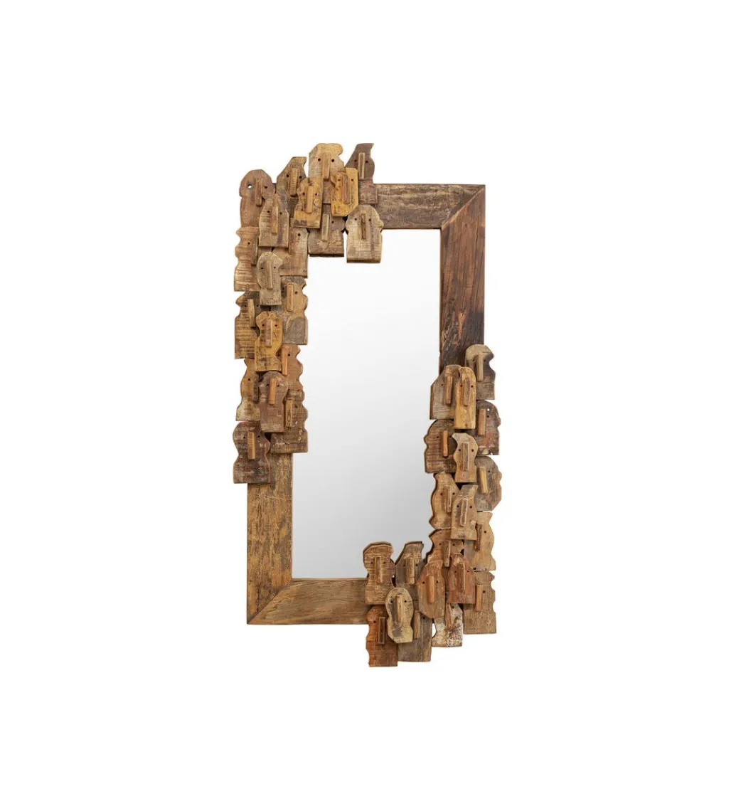 Lustro BE MIND 90 x 160 cm drewno naturalne*KARE Discount