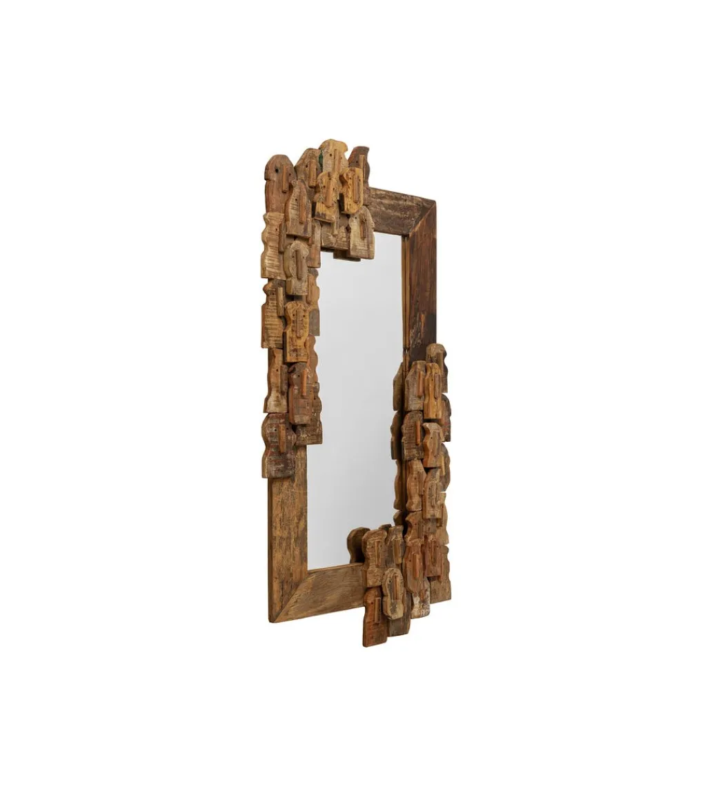 Lustro BE MIND 90 x 160 cm drewno naturalne*KARE Discount